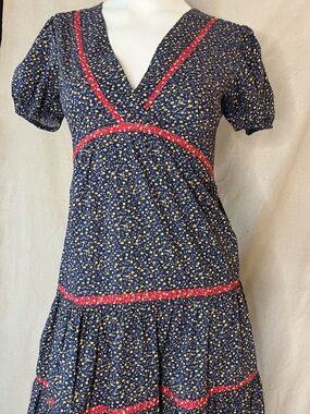 The Afternoon Frida floral Midi Dress size XS
